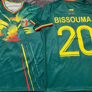 RARE! Airness brand MALI National Team YVES BISSOUMA Men's JERSEY Sz M,L,XL,2XL